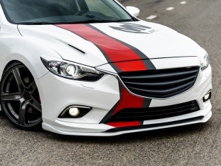 Сплиттер передний под стандартный бампер для Mazda 6 (2013-н.в.) купить недорого с доставкой в Кропоткин